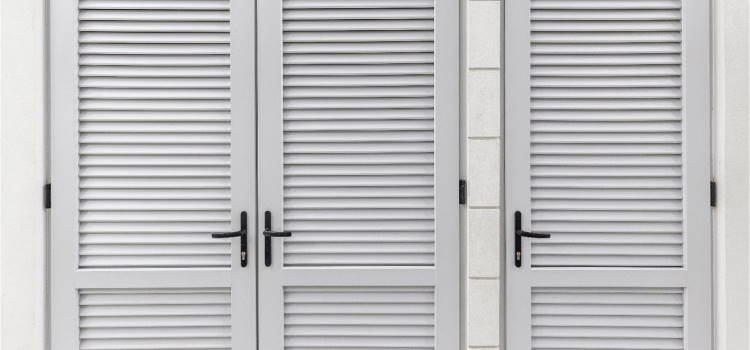 Puertas de exterior con louvers